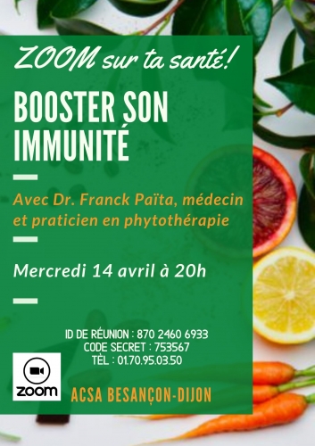 ZOOM sur ta santé!