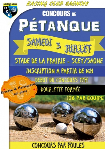 concours de pétanque