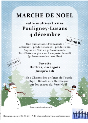 Marché de Noël de Pouligney Lusans