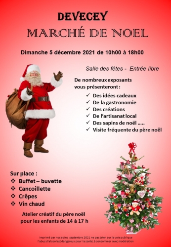 Marché de noel de Devecey