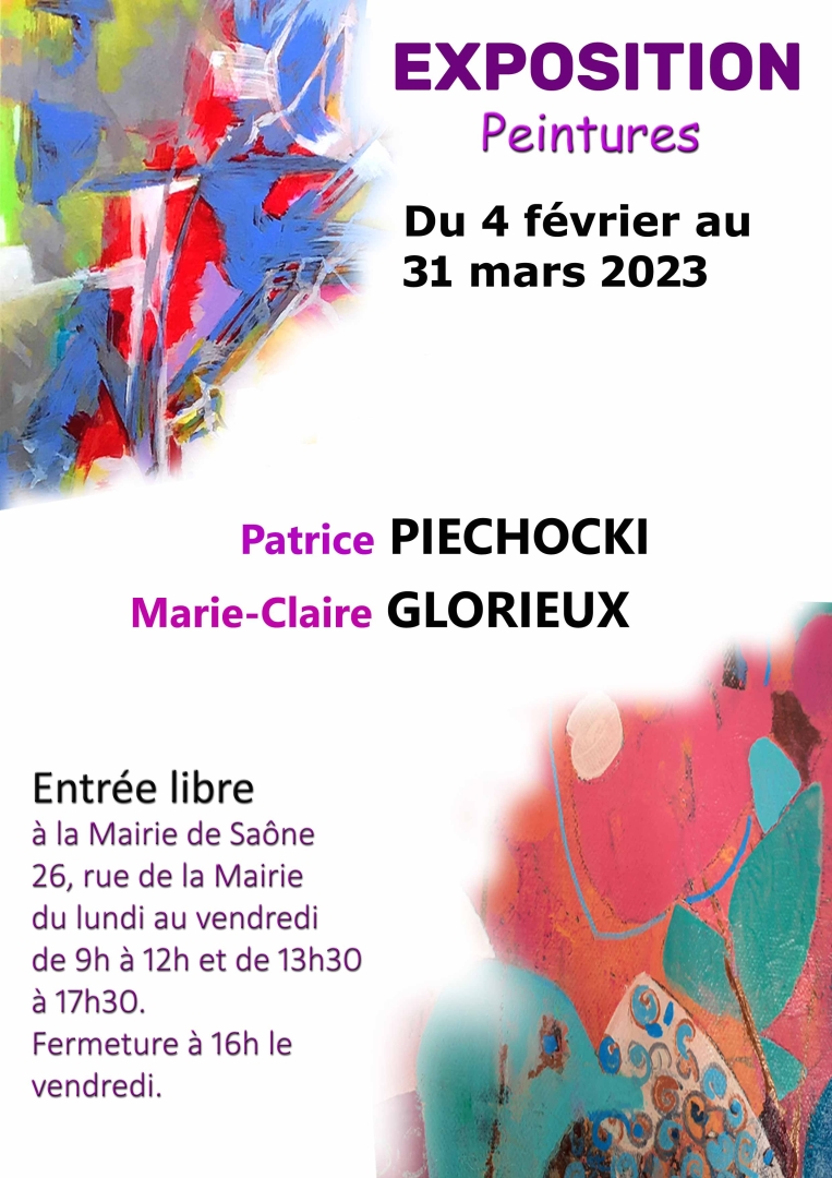 Exposition de peintures