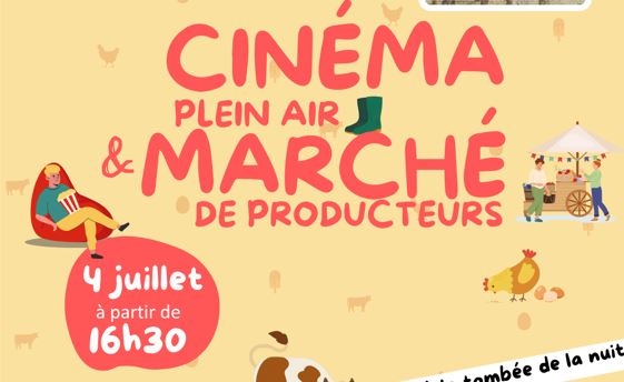 Cinéma Plein air et Marché de producteurs