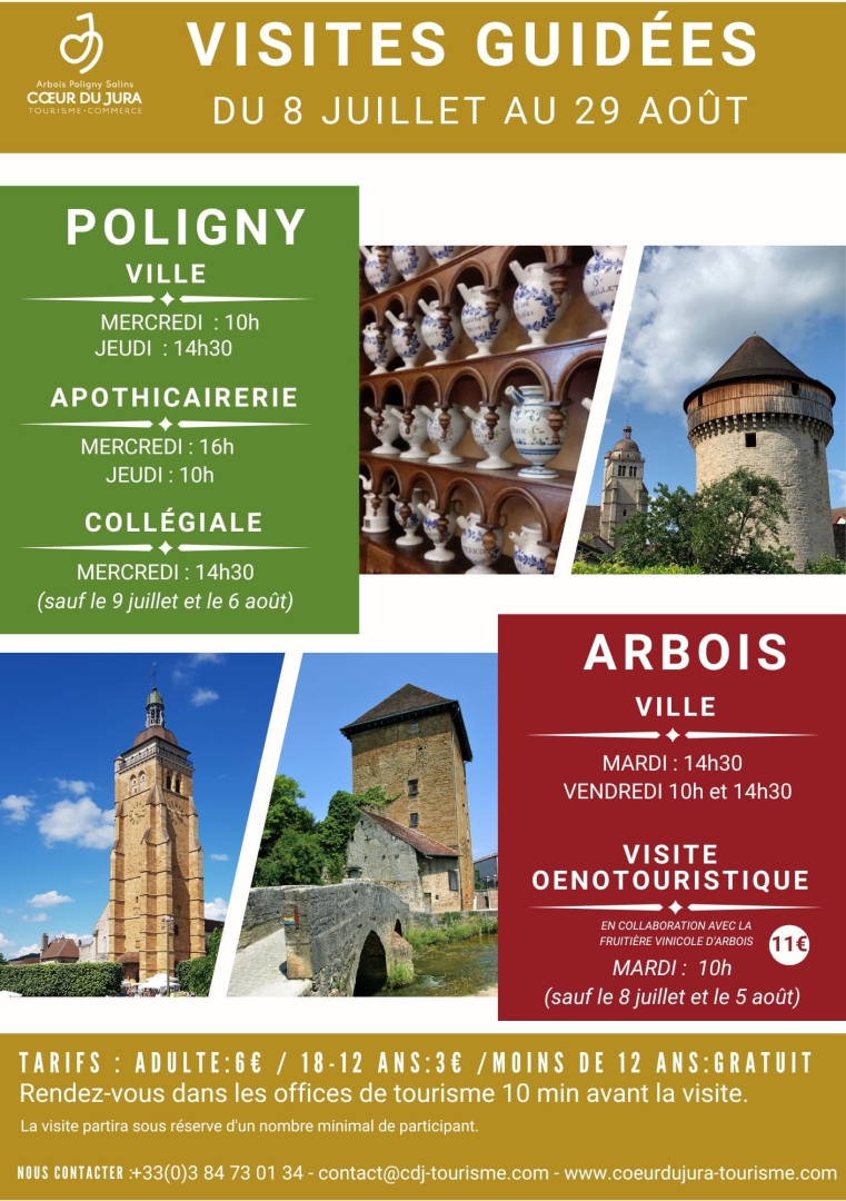 Visite de la Collégiale de Poligny