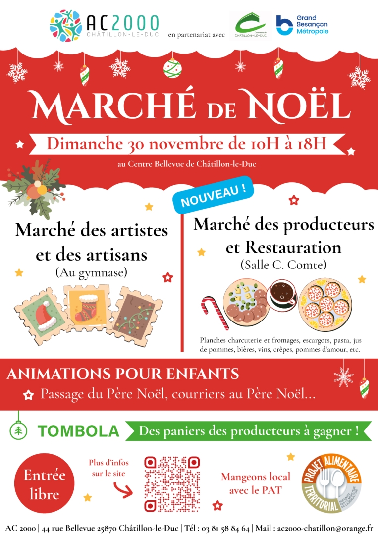 Marché de Noël de l'AC 2000