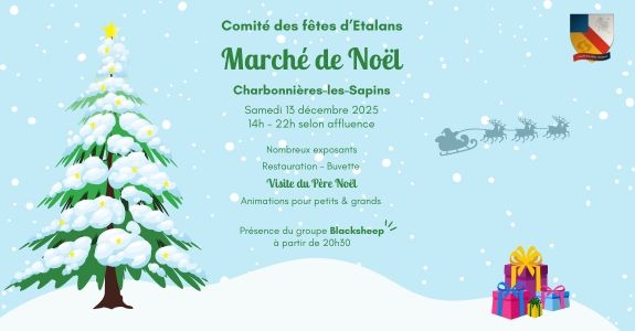 Marché de Noël Charbonnières-les-Sapins