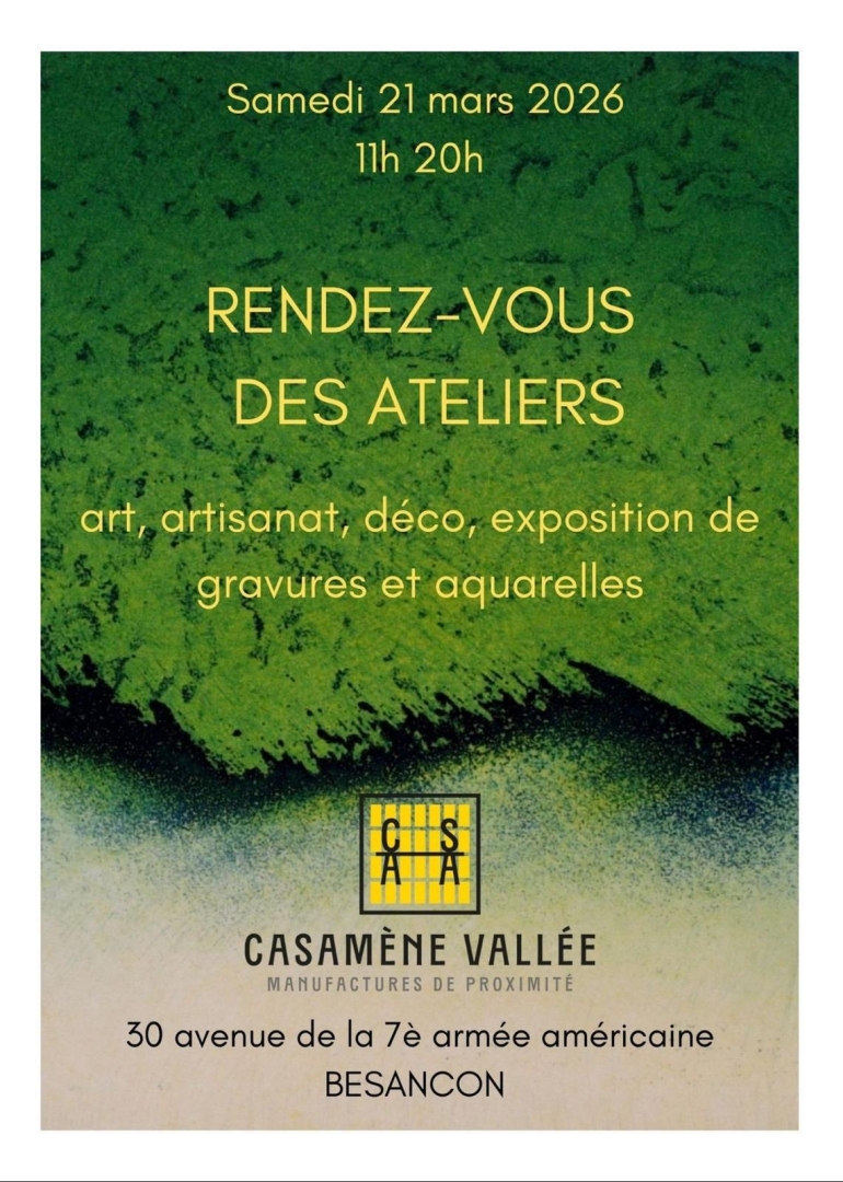 Rendez vous des ateliers à Casamène