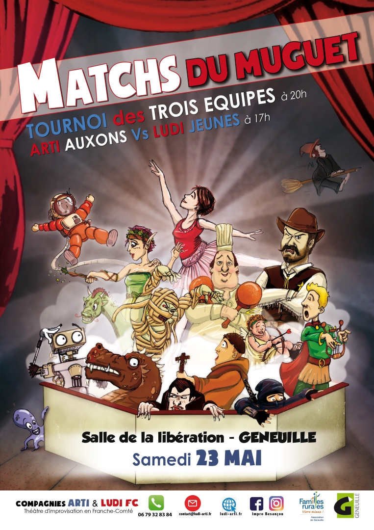 Matchs d'improvisation Soirée Muguet