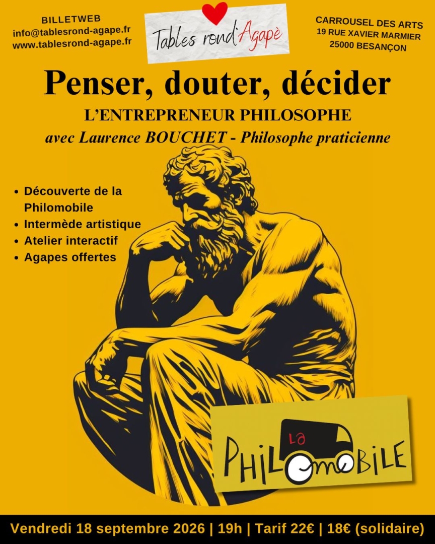 Penser, douter, décider — Tables d'Agapè