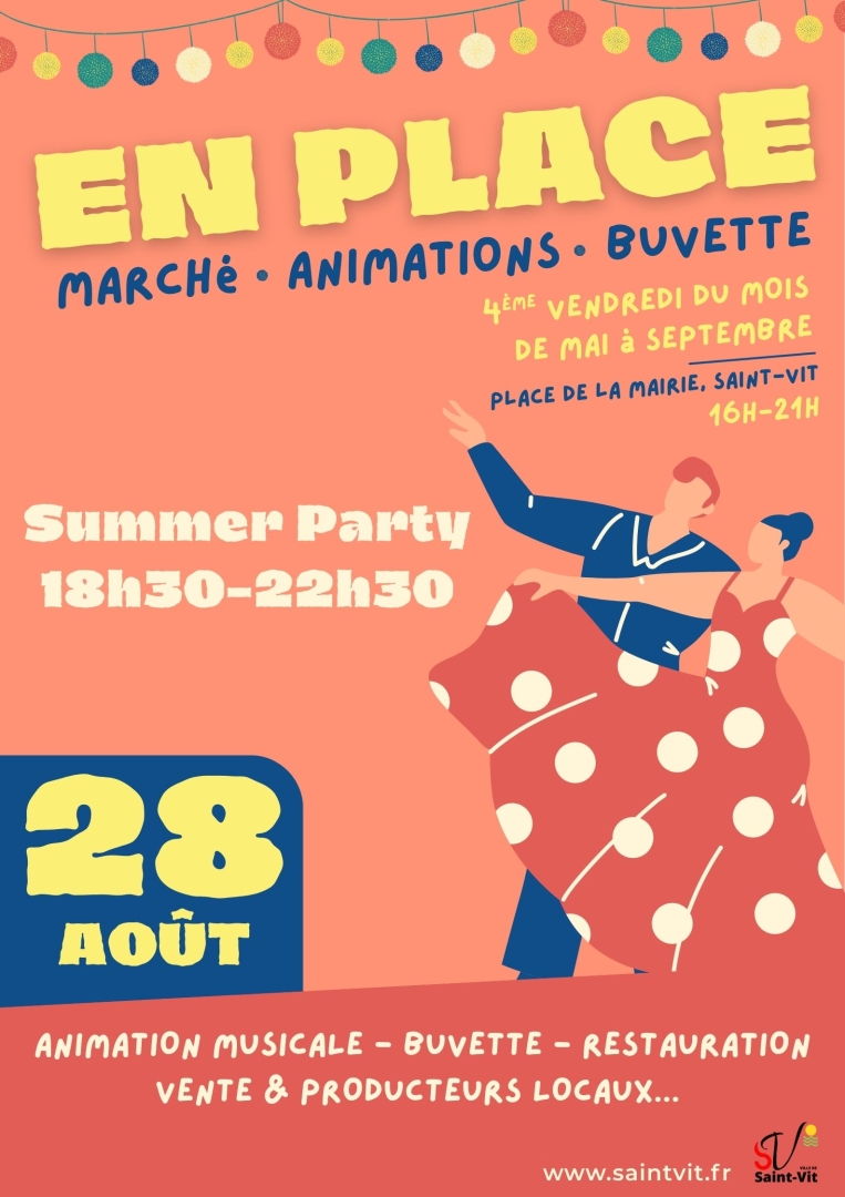 Marché / Animations : SUMMER PARTY