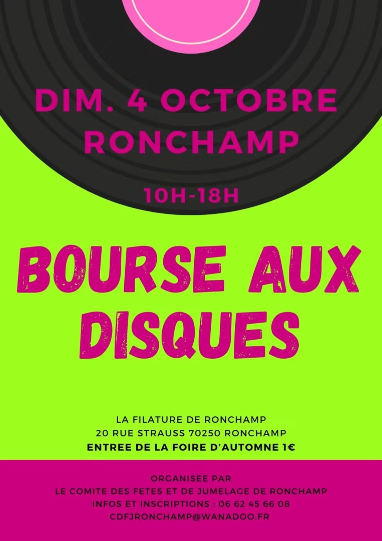 Bourse aux Disques de RONCHAMP