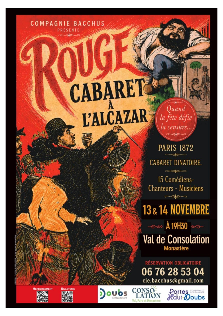 ROUGE CABARET à l'ALCAZAR 