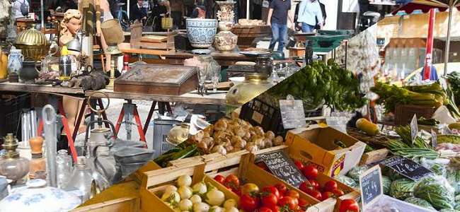 Vide greniers et marchés à Franche-comté