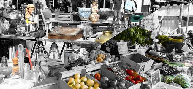 Vide greniers et marchés à Franche-comté